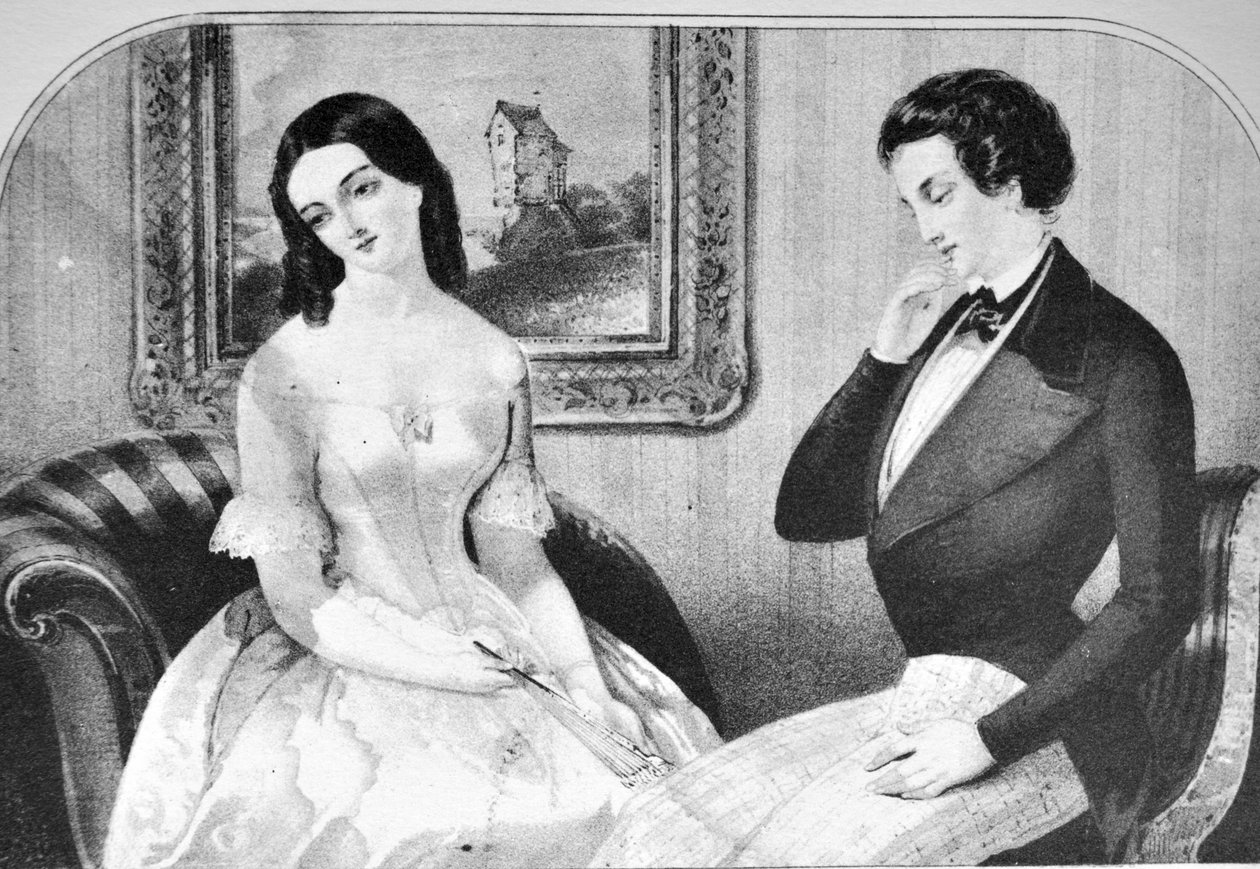 Currier＆Ivesイラスト19世紀。質問をポップ 作： N. and Ives、JM Currier