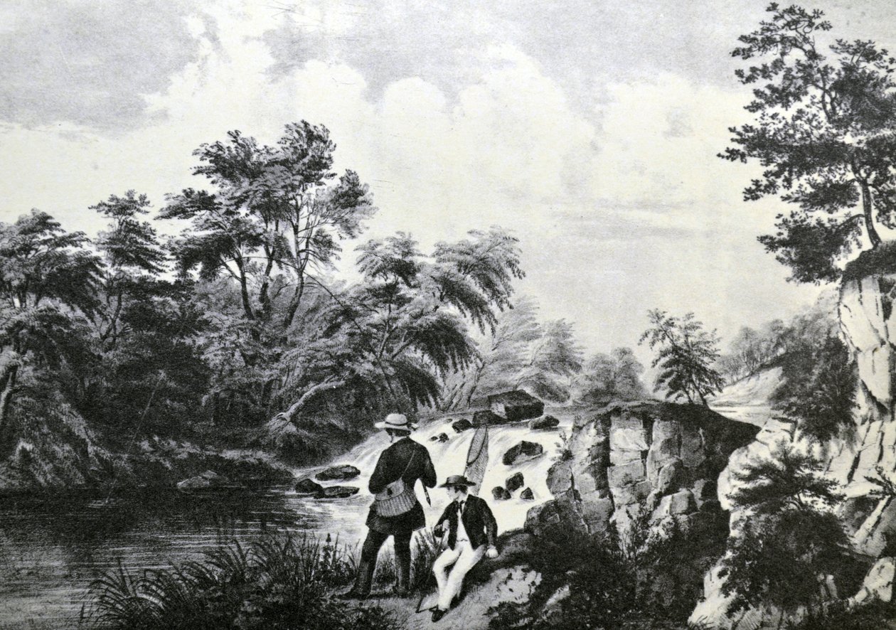 Currier＆Ivesイラスト19世紀。マスストリーム 作： N. and Ives、JM Currier