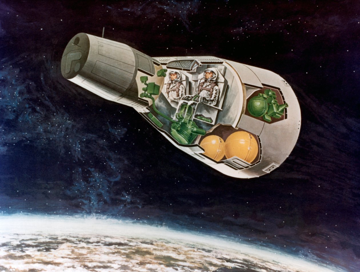 NASA月面モジュール、c1970s。 作： NASA画像