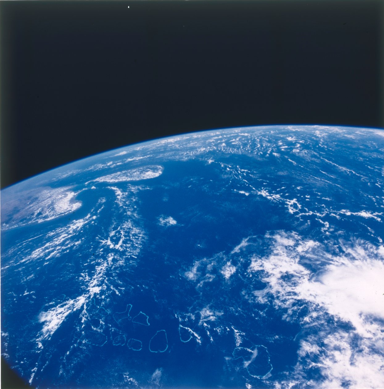 宇宙から見た地球 - インド洋、1980 年代。 作： NASA画像