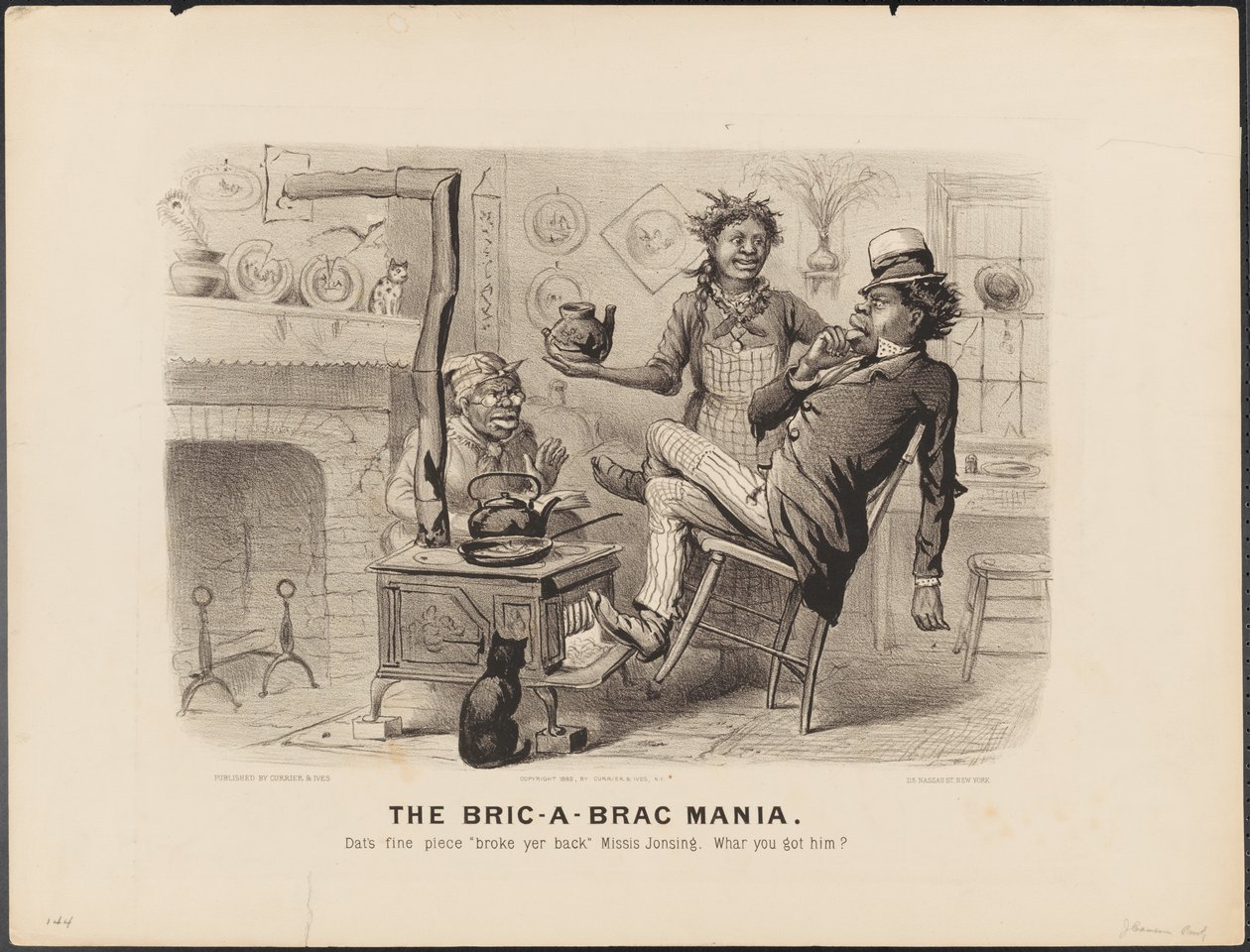ブリック・マニア 作： N. and Ives JM (1824 95) Currier