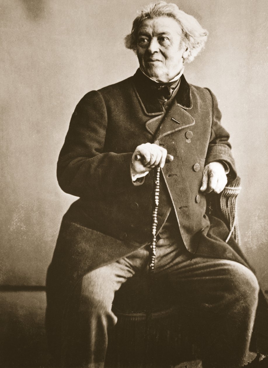 カミーユコロー、1863年頃（写真製版） 作： ナダール