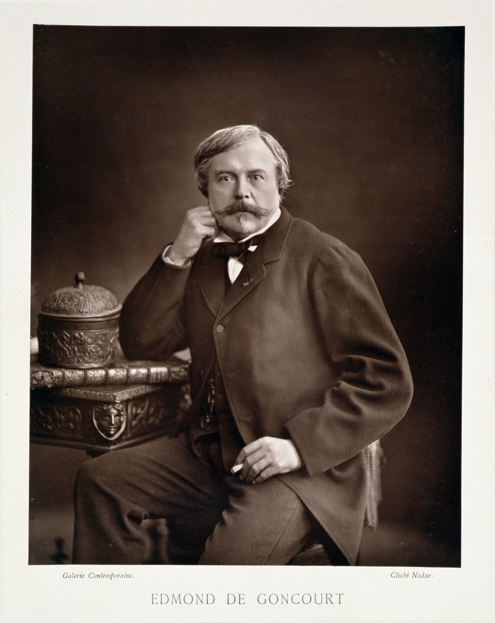 エドモンド・ド・ゴンクール（1822-96）、「Galerie Contemporaine」、1874-78年 作： ナダール
