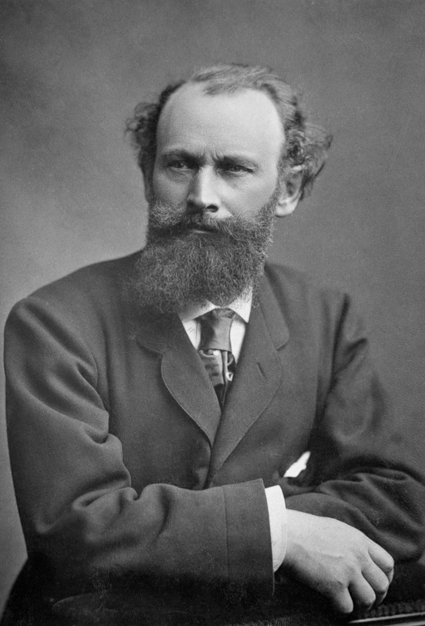 エドゥアール・マネの肖像（1832-83）、c。 1870-80 作： ナダール