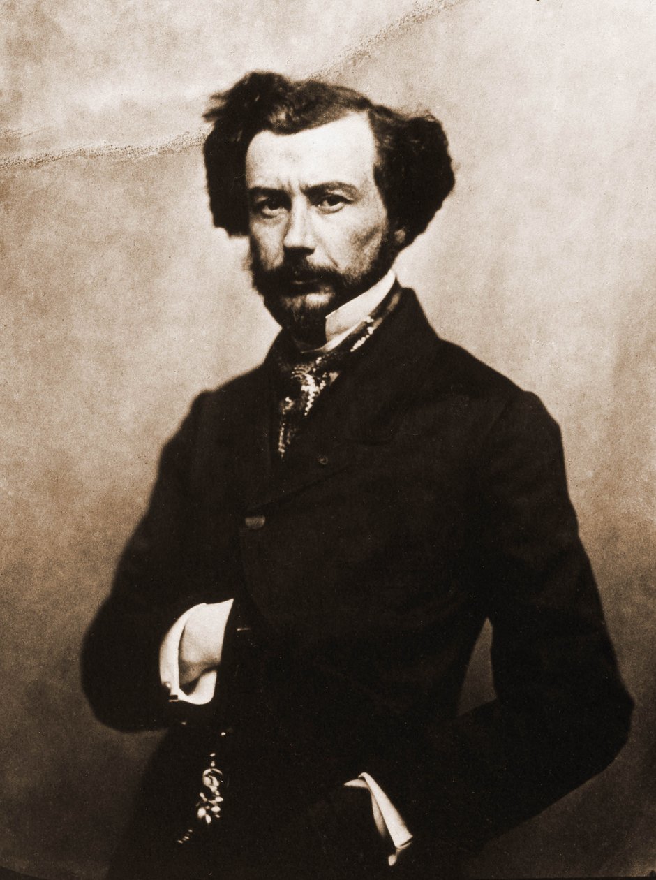 マキシム・デュ・カンプ（作家、1822-1894）の肖像（写真 作： ナダール