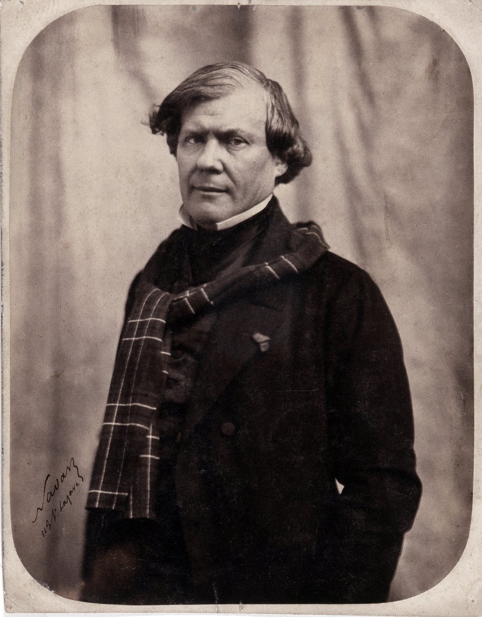 Paul Lacroix dit P.L. Jacob bibliophile (1806-1884) の肖像。 作： ナダール