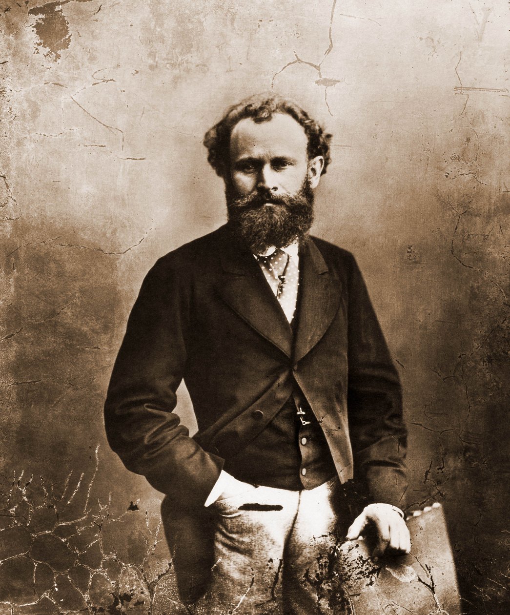 画家エドゥアール・マネ（1832-1883）の肖像（写真
