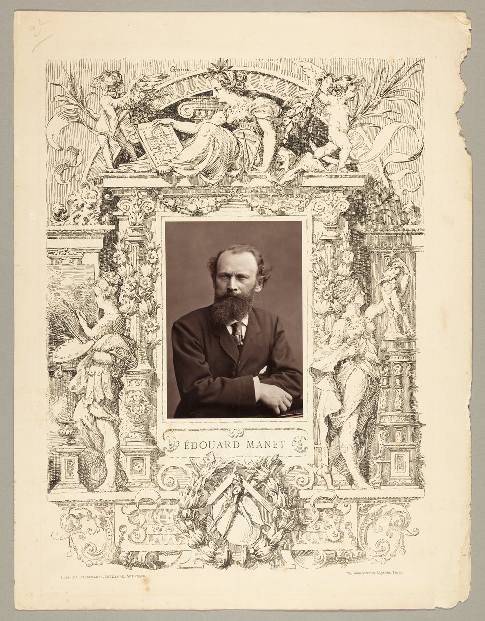 エドゥアール・マネ（フランスの画家、1832年-1883年） 作： ナダール