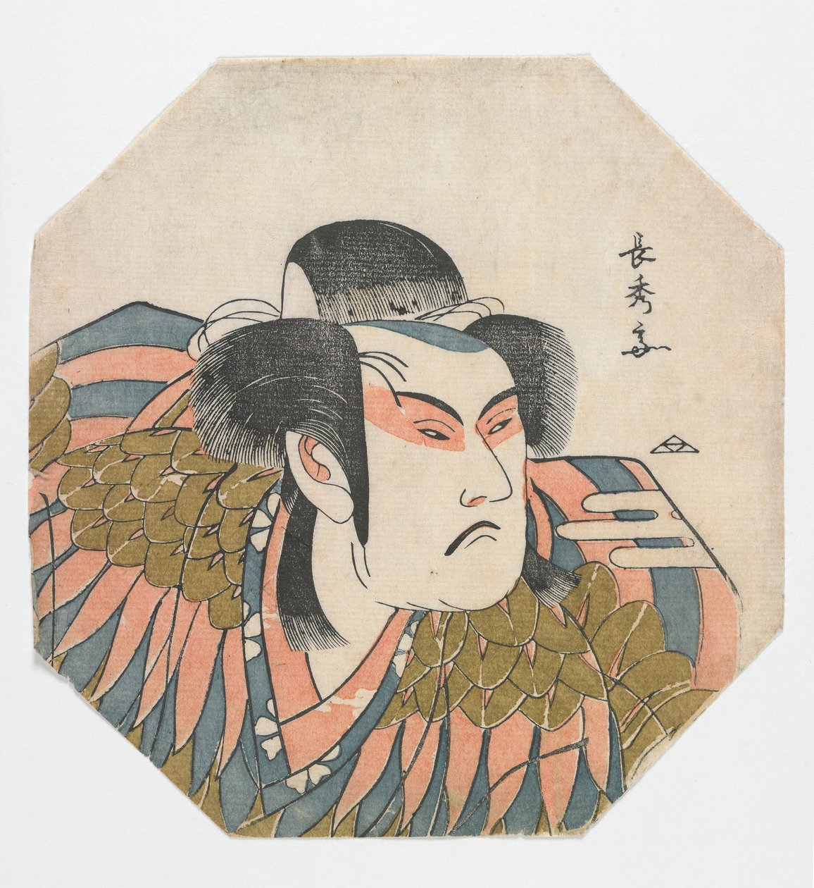 俳優、江戸時代、1857年（色木版画） 作： 永秀