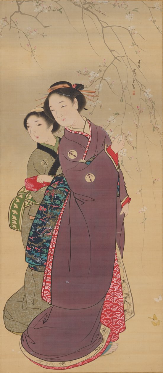 桜の花の下の美人たち 作： 長沢ロゼツ