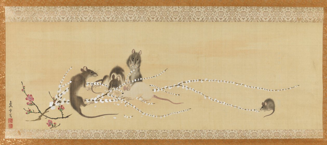 餅花の上の鼠 作： 長沢ロゼツ