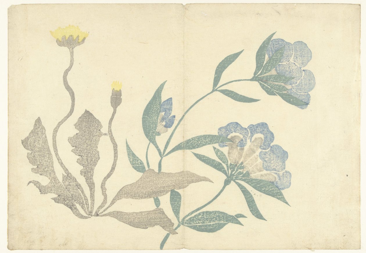 タンポポと青い花 光琳の画集（連載タイトル） 光琳がうう（連載タイトル） 作： 中村法中
