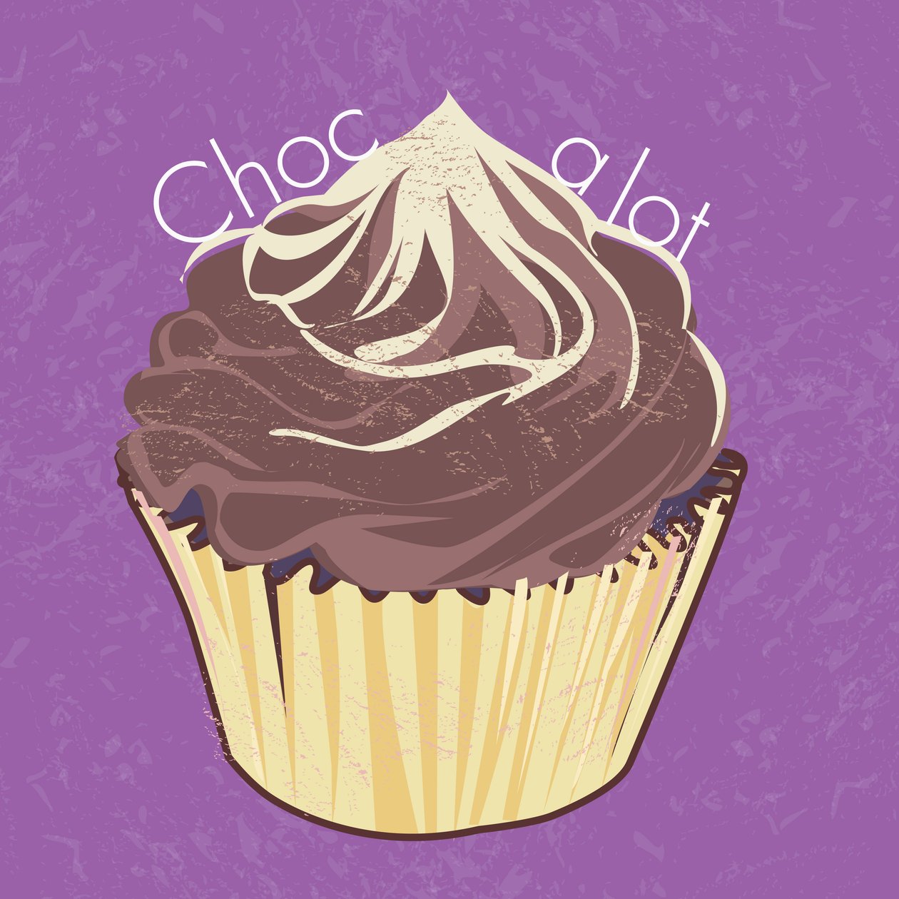 Choc A Lot Cup Cake, 2019年, デジタルアート 作： ナンシーモニスチャラランブー