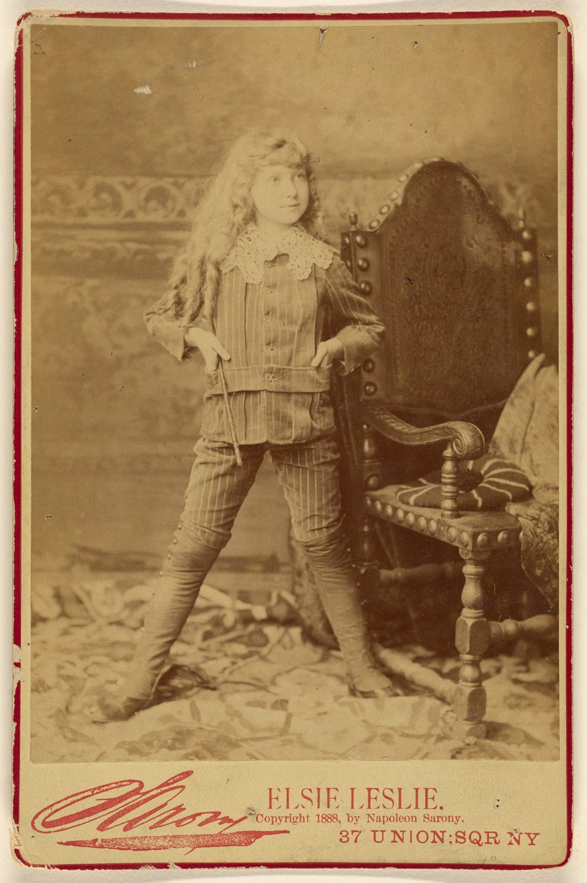 Elsie Leslie [als] Kleiner Lord Fauntleroy 作： ナポレオンサロニー