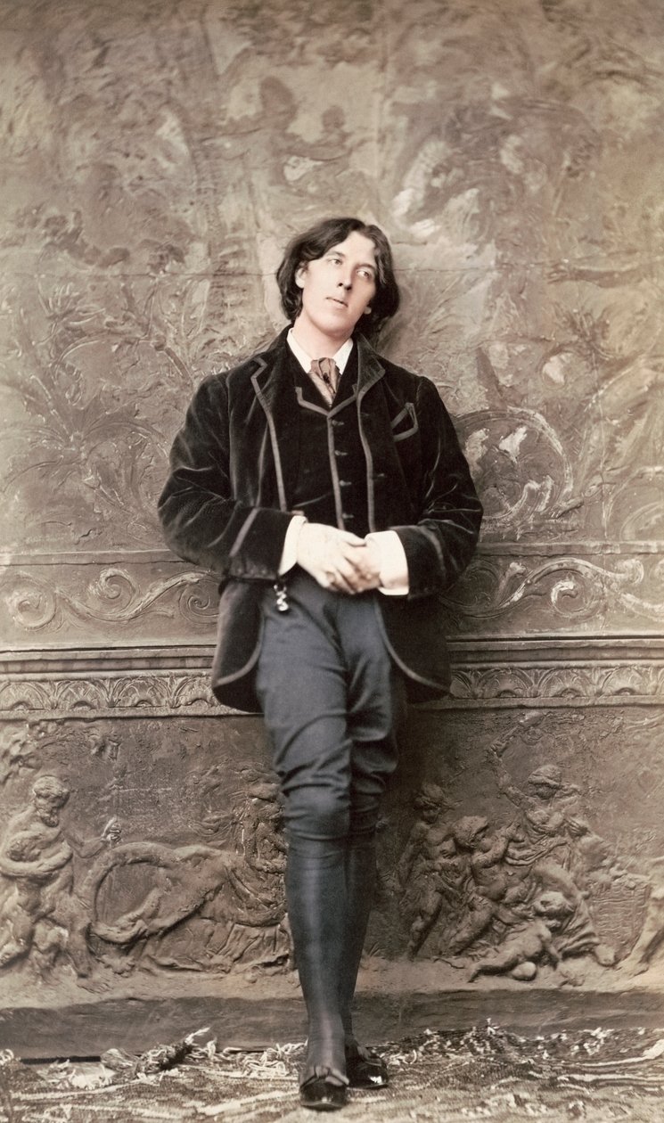 オスカー・ワイルド、1880年代前半（写真 作： ナポレオンサロニー