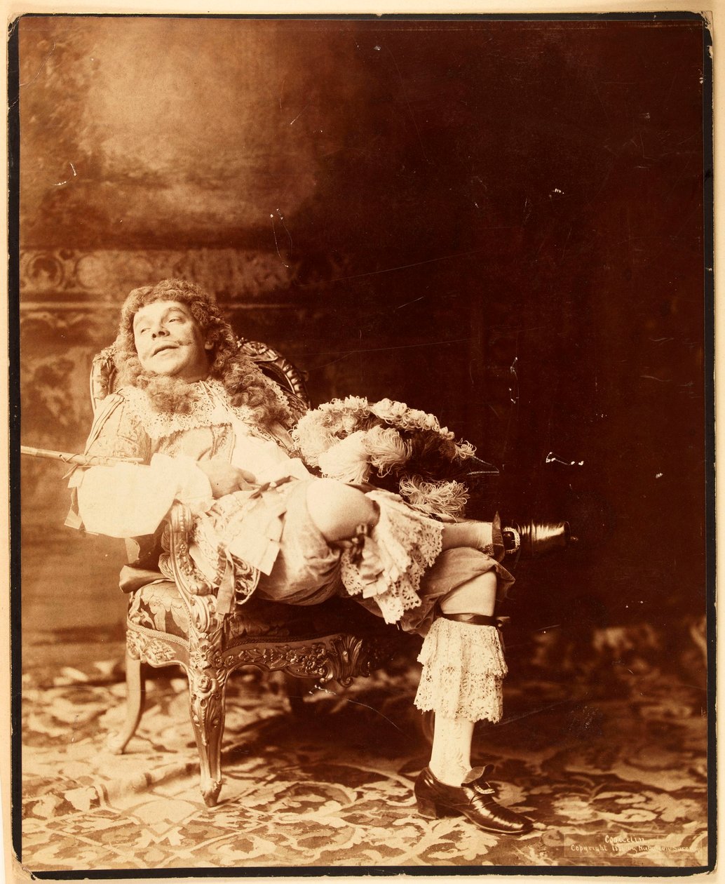 Porträt von Coquelin Ernest, genannt Coquelin cadet (1841-1909), Schauspieler 作： ナポレオンサロニー