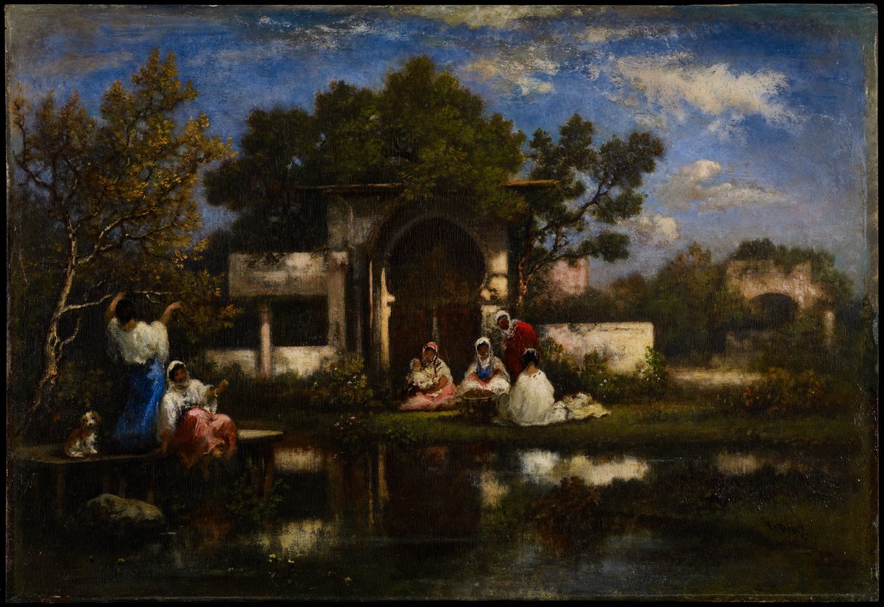 セラグリオ、コンスタンティノープル、1865-75 作： Narcisse Virgile Diaz de laPeña