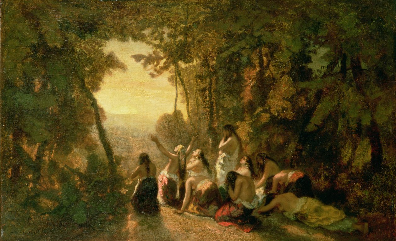 エフタの娘のしだれ、1846 作： Narcisse Virgile Diaz de laPeña