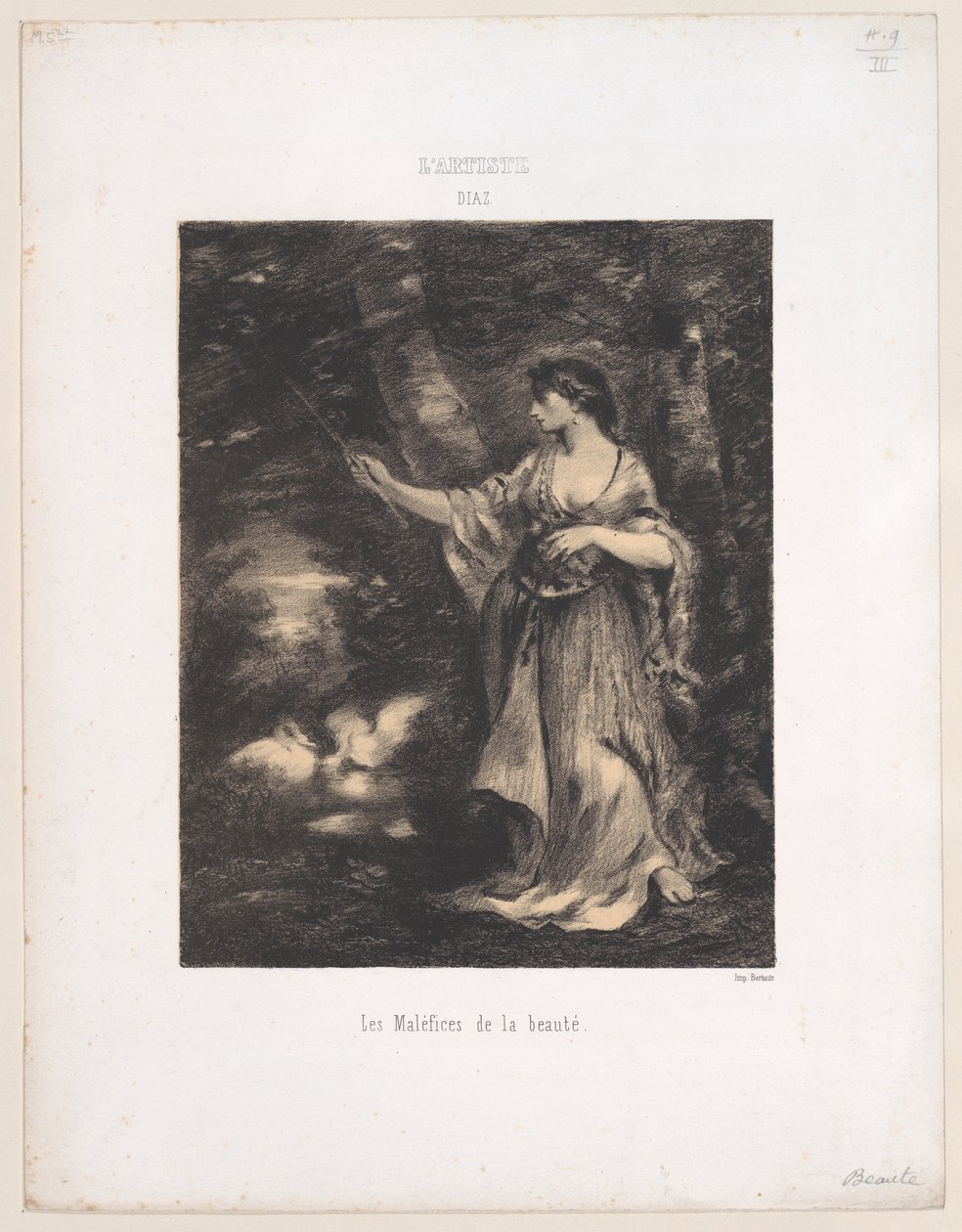 美の呪い, 1830-76., 1830-76. 作： Narcisse Virgile Diaz de laPeña