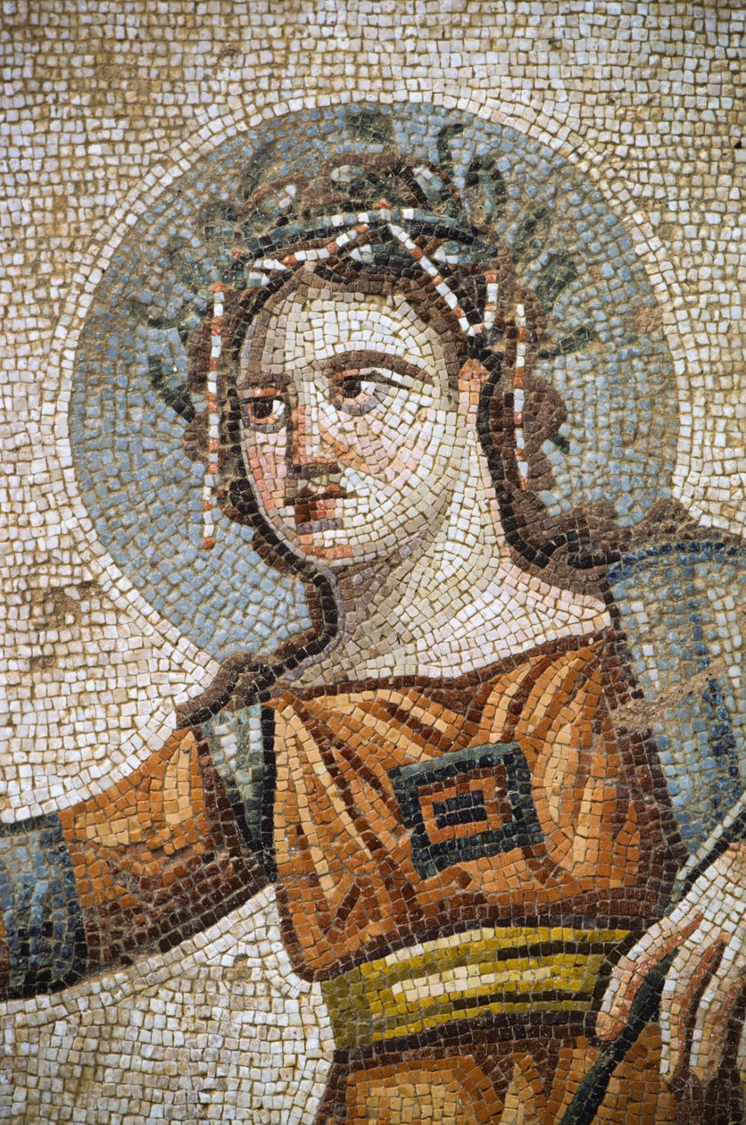 アイオンの家の別荘にあるローマ時代のモザイク画 作： ネイサン・ベン