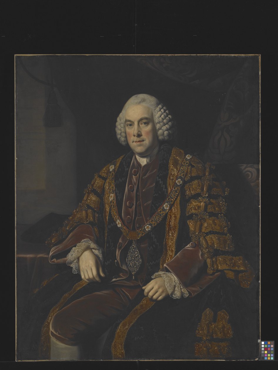 Um Lorde Prefeito de Londres (óleo sobre tela) 作： ナサニエルダンス
