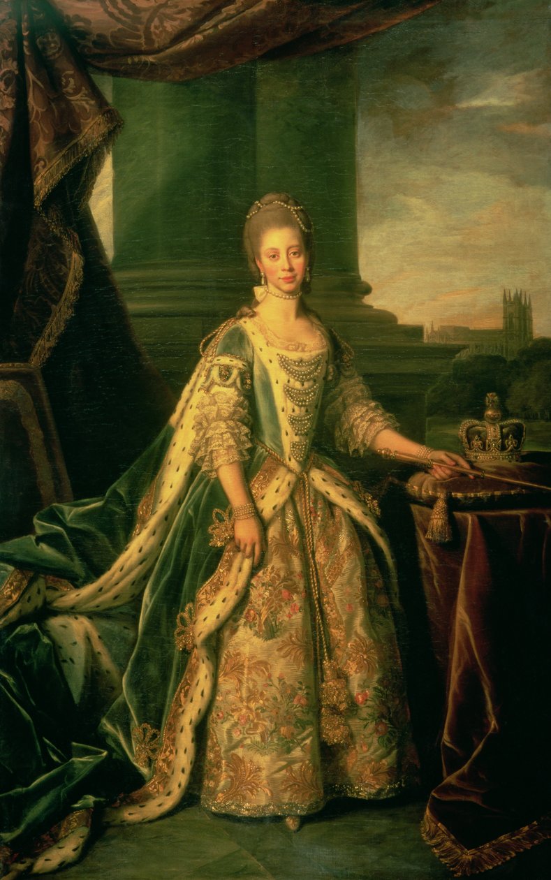 ソフィー・シャーロット（1744-1818）の肖像 作： ナサニエルダンスオランダ
