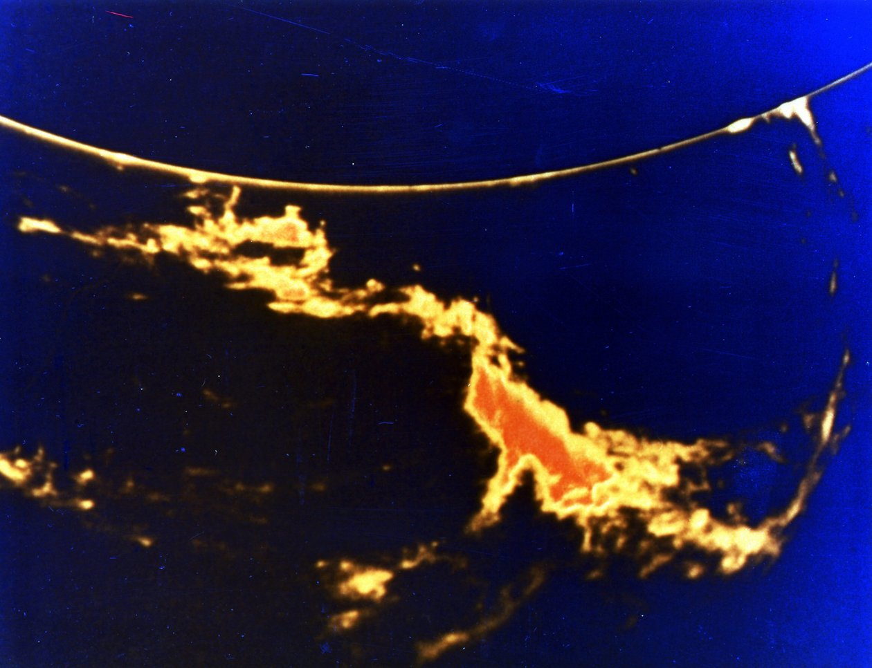 太陽フレア-X線画像。 NASAの写真。 作： 全米航空宇宙局全米航空宇宙局