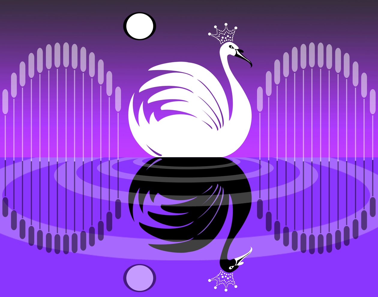 白鳥の湖ライラック、2019 作： ニール・オズボーン
