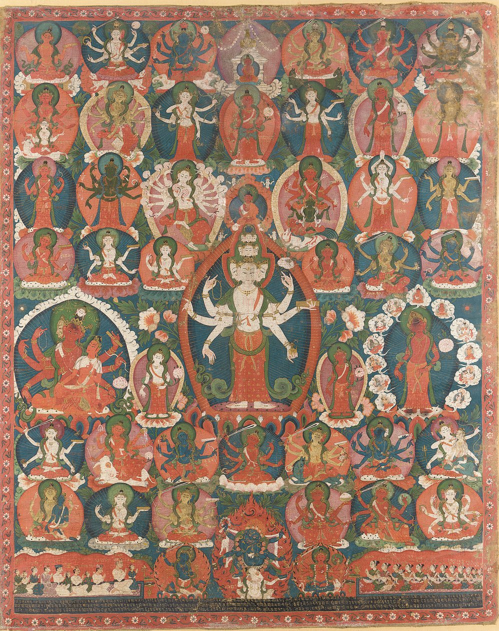 11頭のAvalokiteshvaraのPaubha 作： ネパール語学校