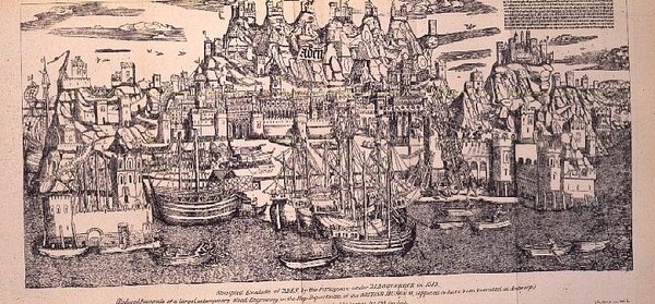 マルコポーロの本からのアラビアのアデン港、1903年公開 作： オランダの学校