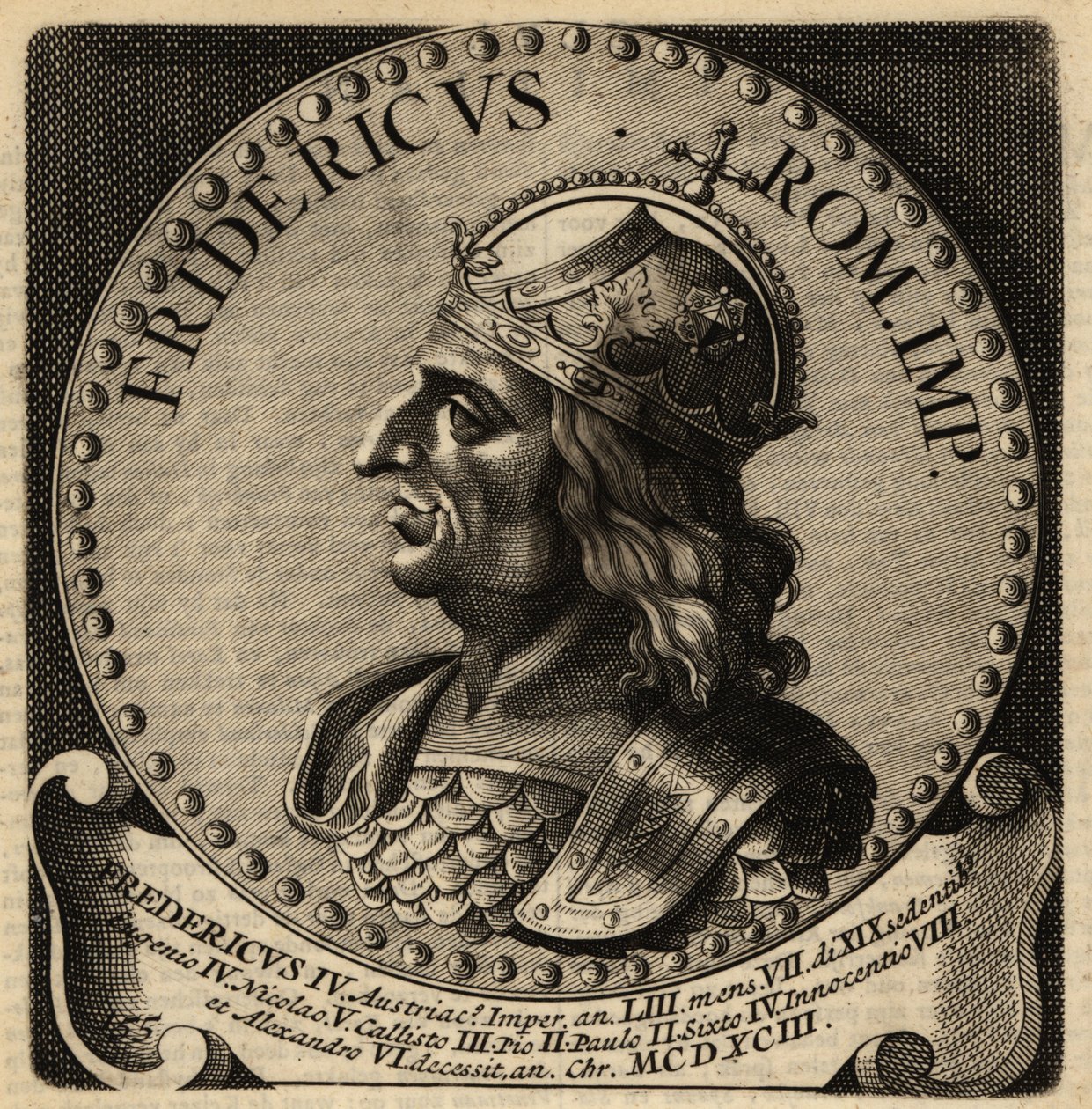 神聖ローマ皇帝フリードリヒ3世。