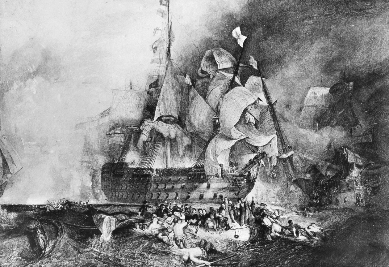 HMS勝利、イギリス軍艦、c1805 作： ニュートンとCo