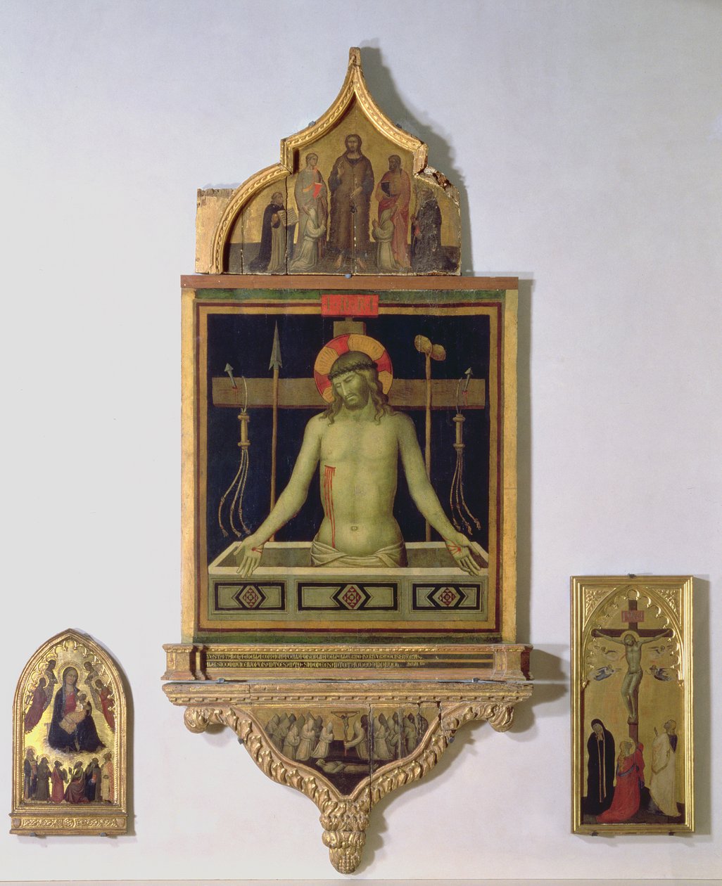 Man of Sorrows（tempera on panel） 作： ニッコロピエトロディジェリーニ