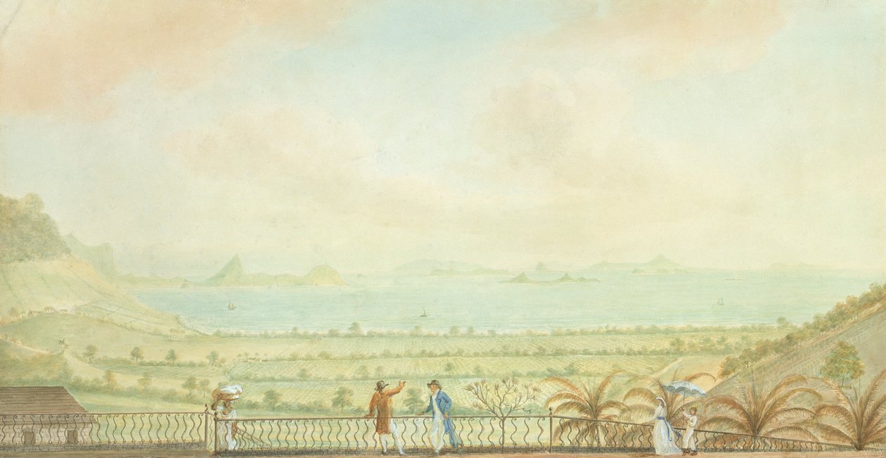 レッサーアンティル、c.1785で見る（WCとボディカラーは紙） 作： ニコラス・ポコック