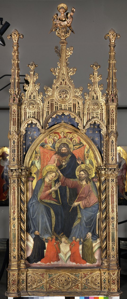聖母の戴冠式、1400年頃 作： ニコロ・ディ・ピエトロ