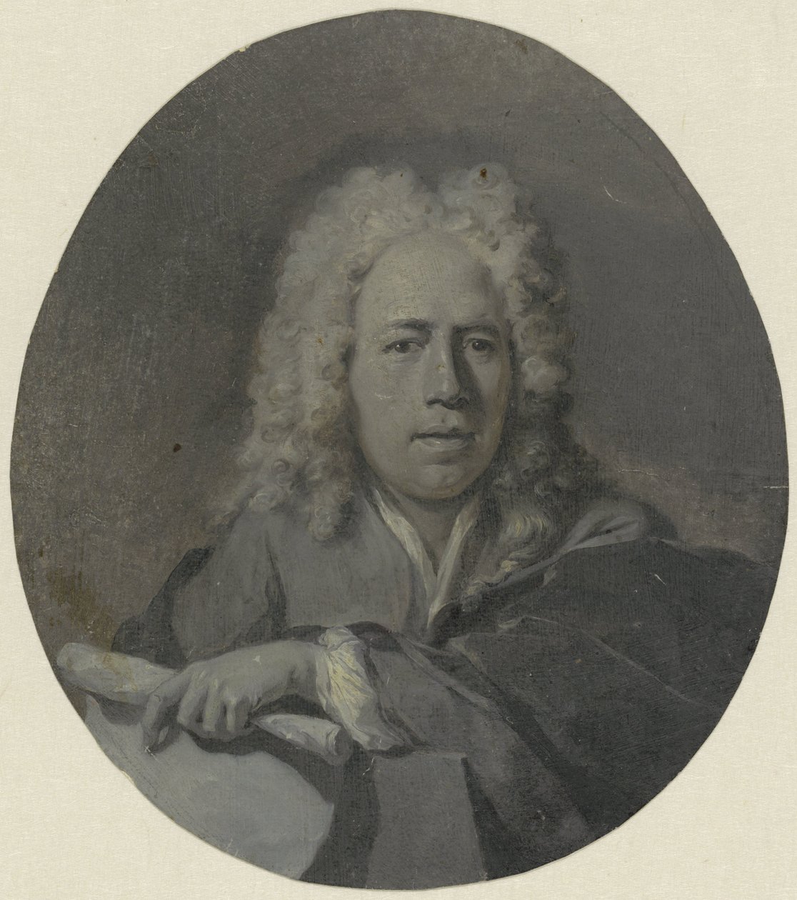 画家Carel Borchart Voetの肖像 作： Nicolaas Verkolje