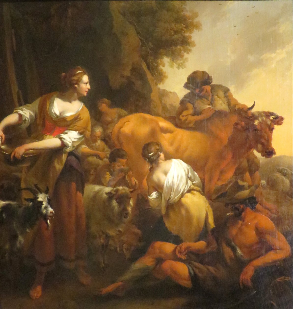 牧歌的な風景 作： Nicolaes Pieterszoon Berchem