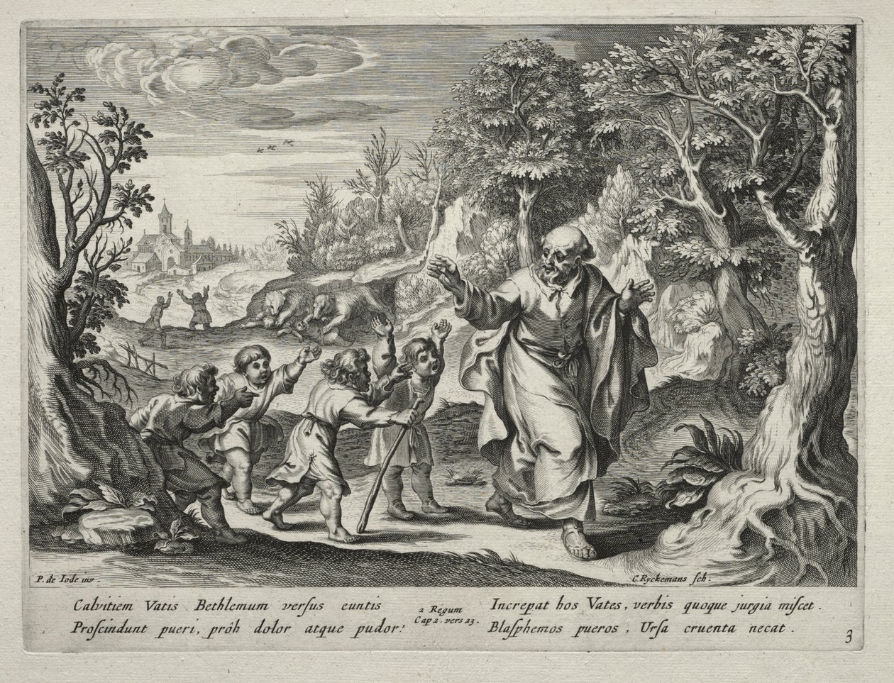 エリシャの物語」1643年 作： Nicolaes Rijckmans