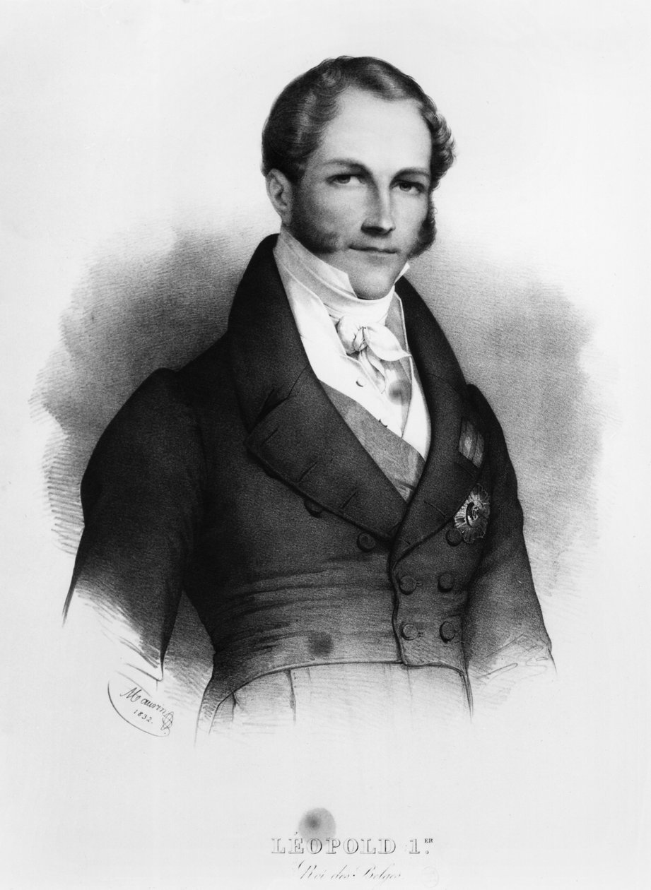 レオポルド1世の肖像（1790年〜1865年）、サクセコーブールゴータ（1832年） 作： ニコラス・ユスタッシュ・モーリン