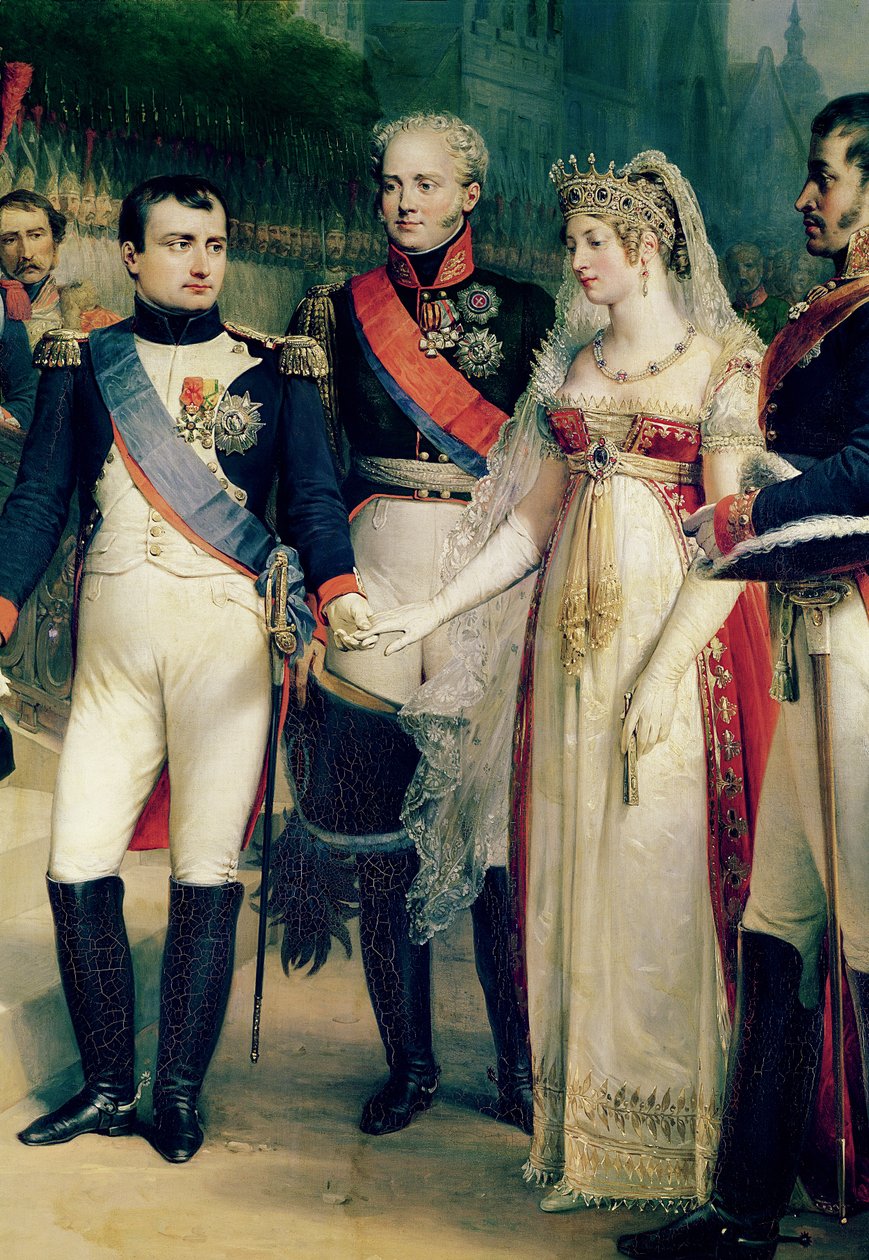 ナポレオンボナパルト（1769-1821）1837年7月6日、ティルシットでプロイセン女王ルイザ（1776-1810）を受け取る（105904の詳細） 作： ニコラス・ルイ・フランソワ・ゴス