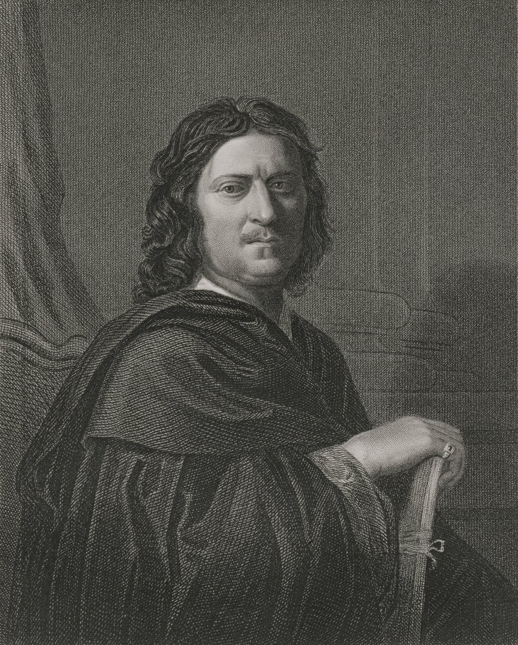 James Posselwhite（1798-1884）pubによって刻まれた自画像。ウィリアム・マッケンジー 作： ニコラス・プッサン