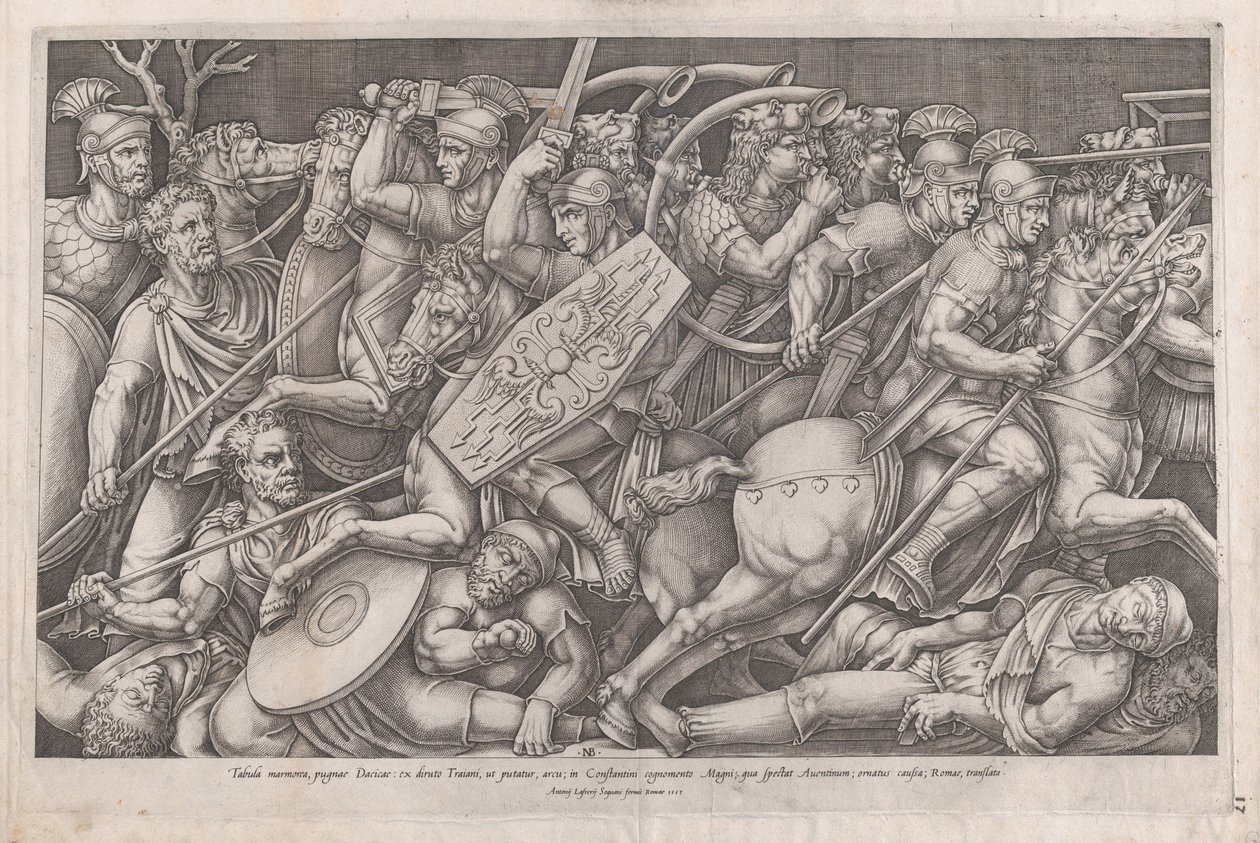 ローマの壮大さの鏡: ダイカン戦争, 1553., 1553. 作： ニコラ・ベアトリゼ