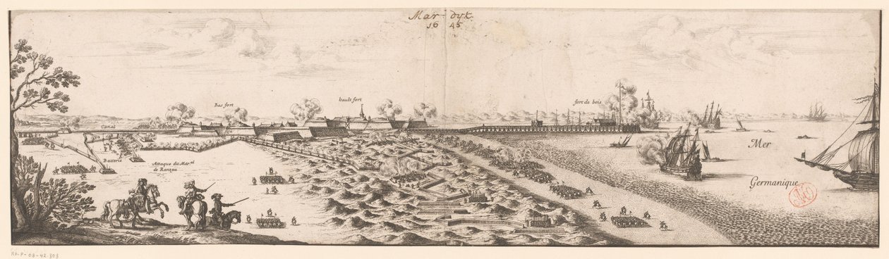 マルダイクの地図、1645 年 作： ニコラス・コーチン