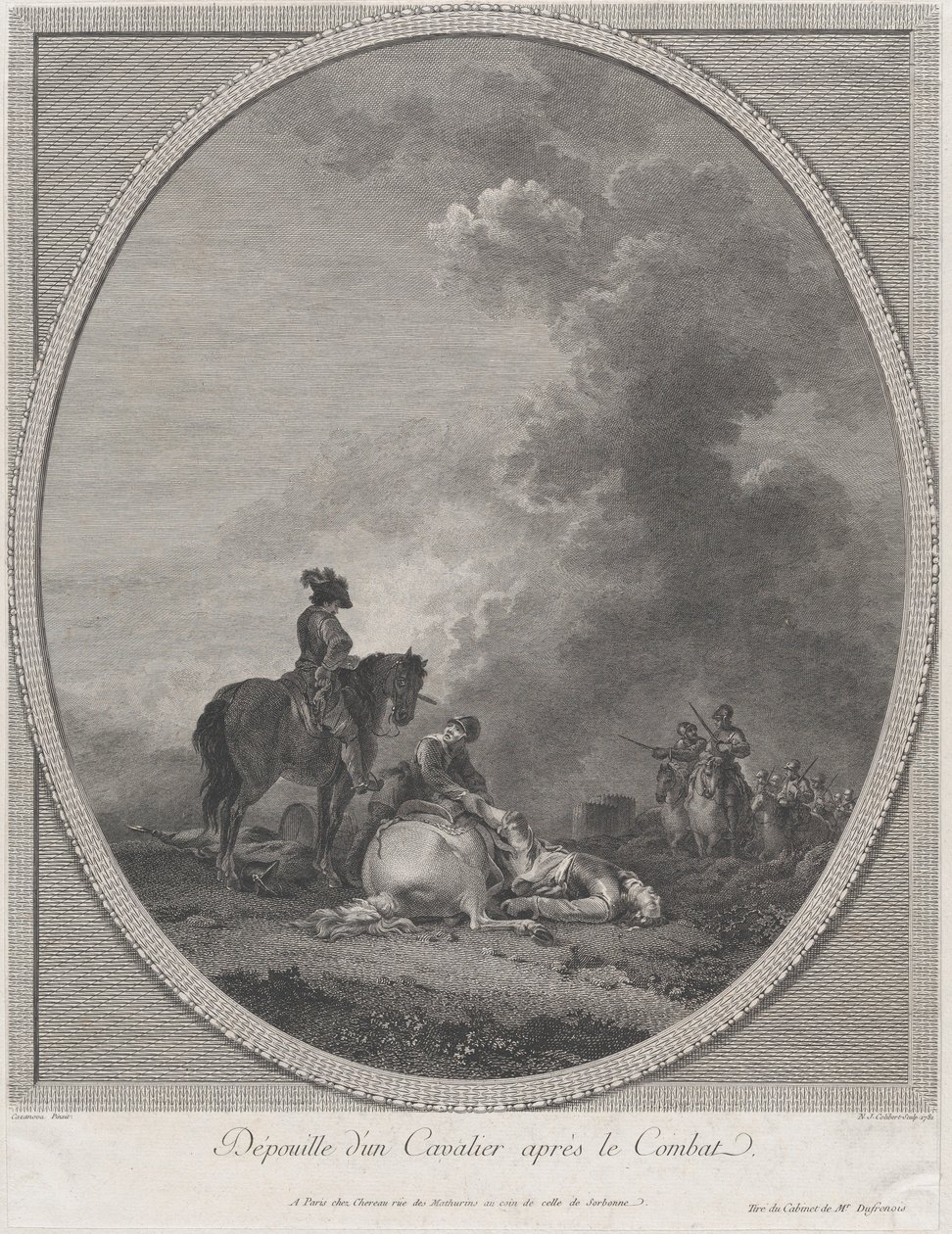 戦闘後の兵士の死体, 1781., 1781. 作： ニコラス・コリバート