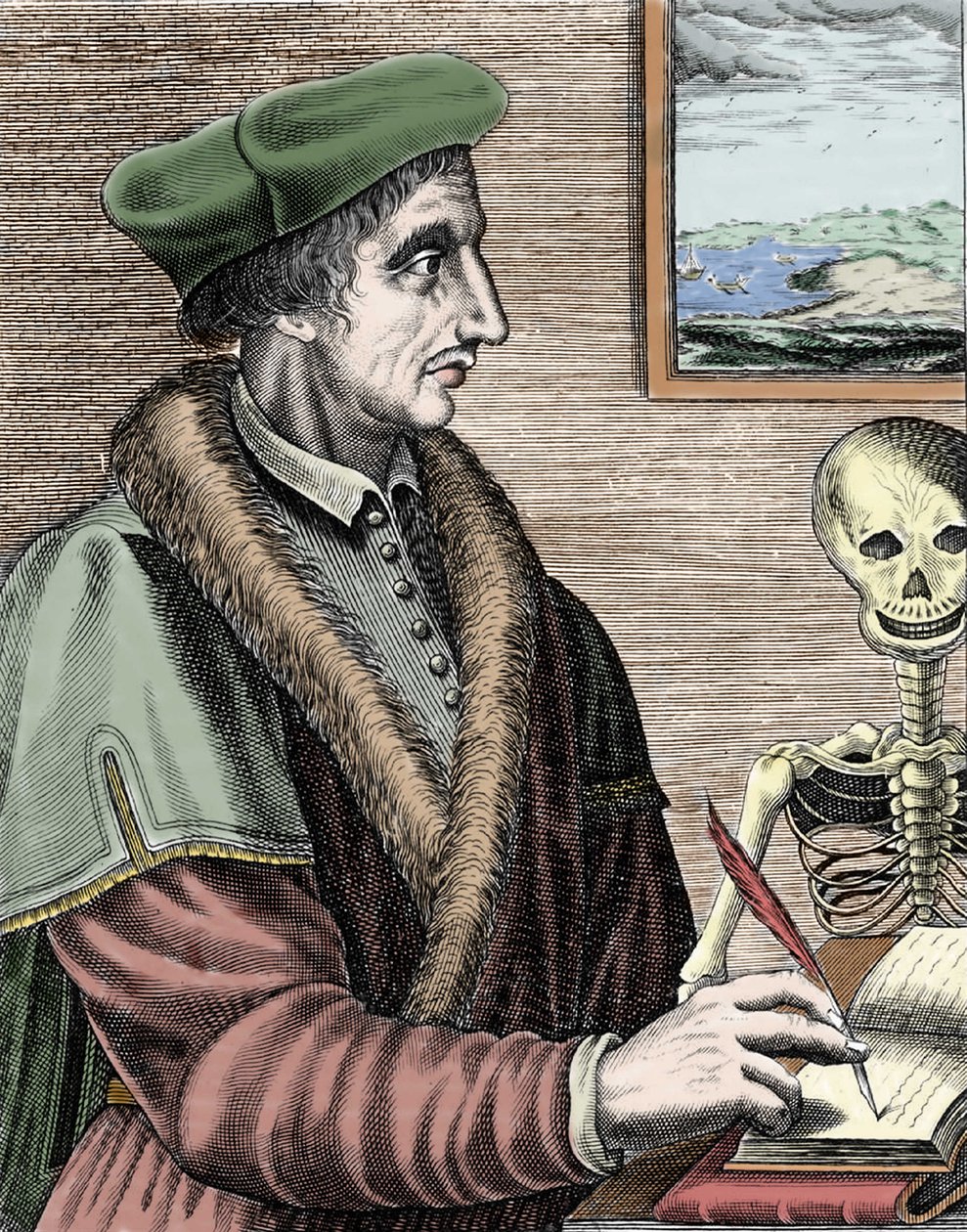 ジャン・フェルネル（1497-1558）：フランスの天文学者、数学者、医師。 作： ニコラスIIデラルメシン