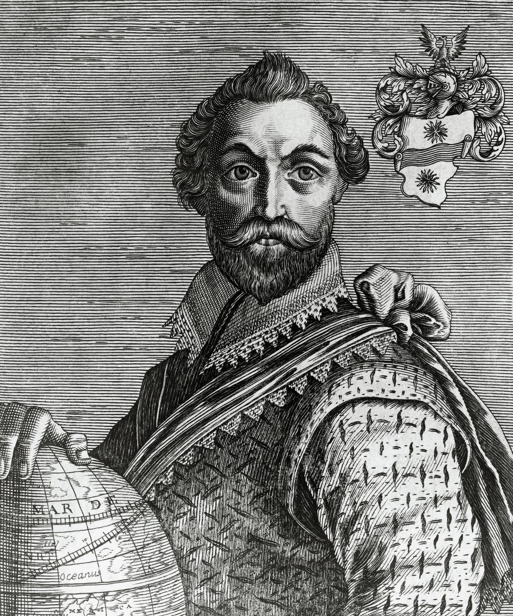 フランシス・ドレイクの肖像 (1540-1596) 作： ニコラスIIデラルメシン