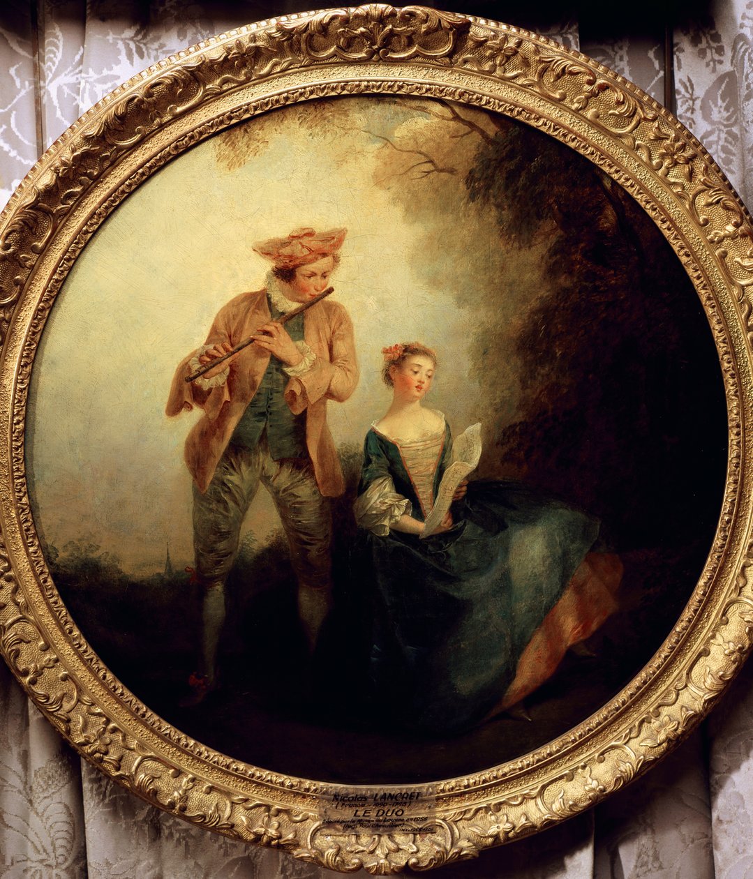 ニコラ・ランクレ（1690-1743）の「デュエット」。フランス 作： ニコラス・ランクレ
