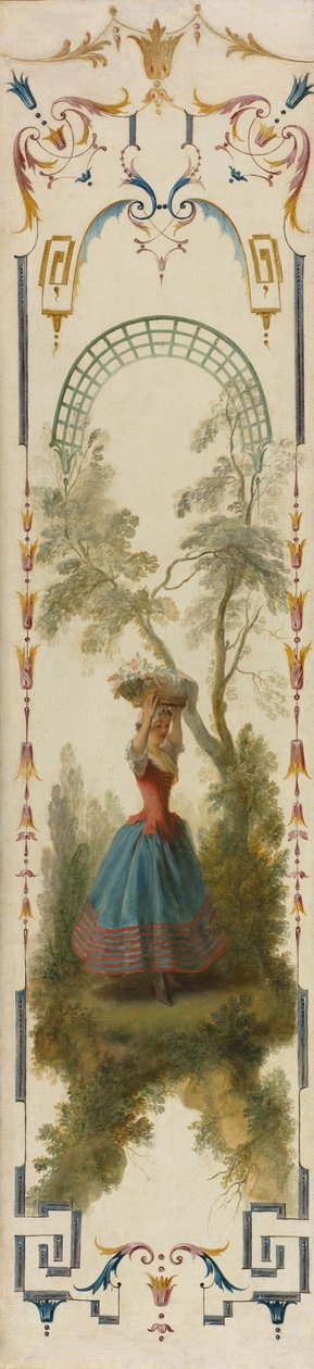 園芸、c。 1723-1727。 作： ニコラス・ランクレ