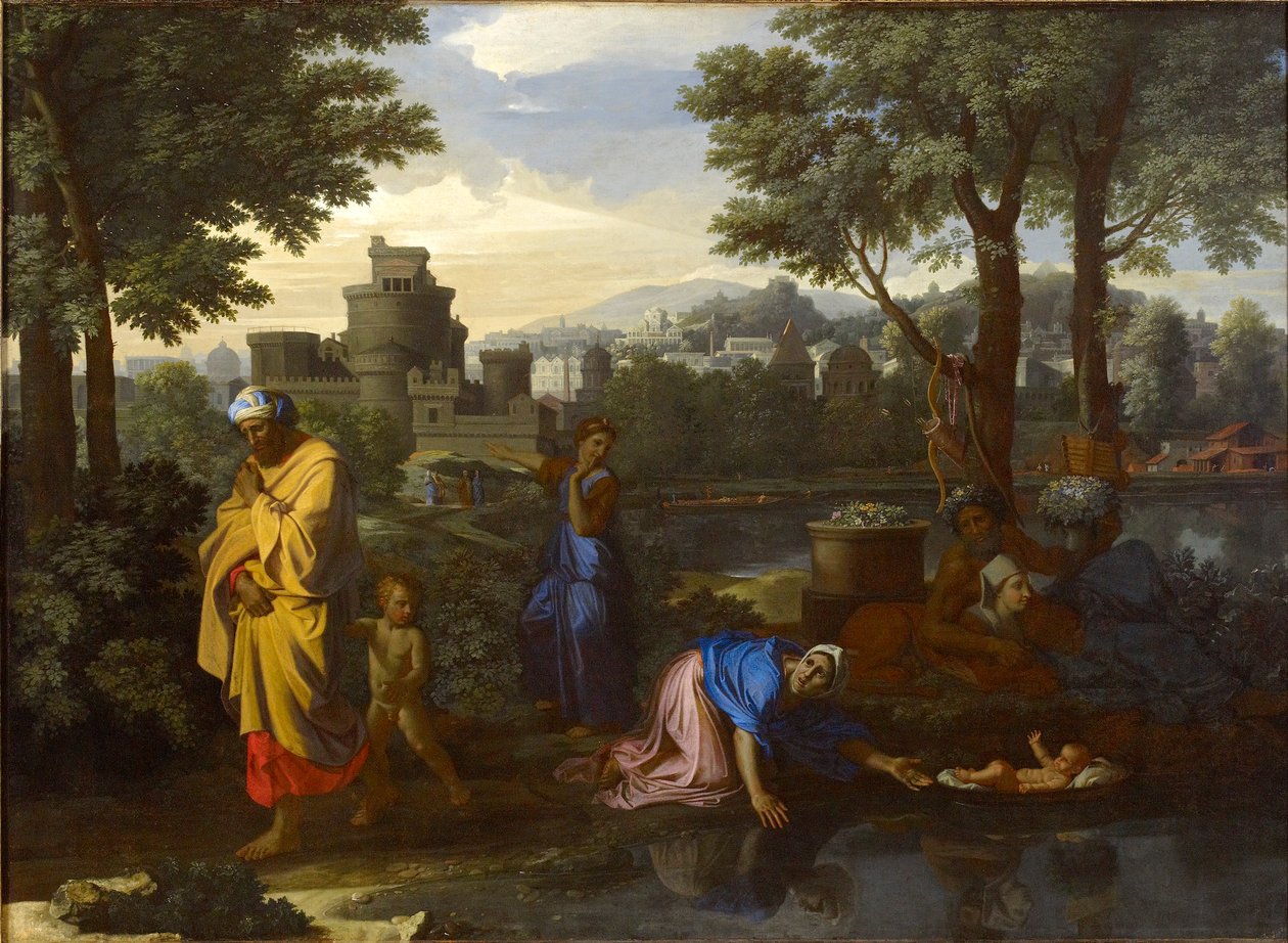 The Exposition of Moses, 1654 作： ニコラス・プッサン