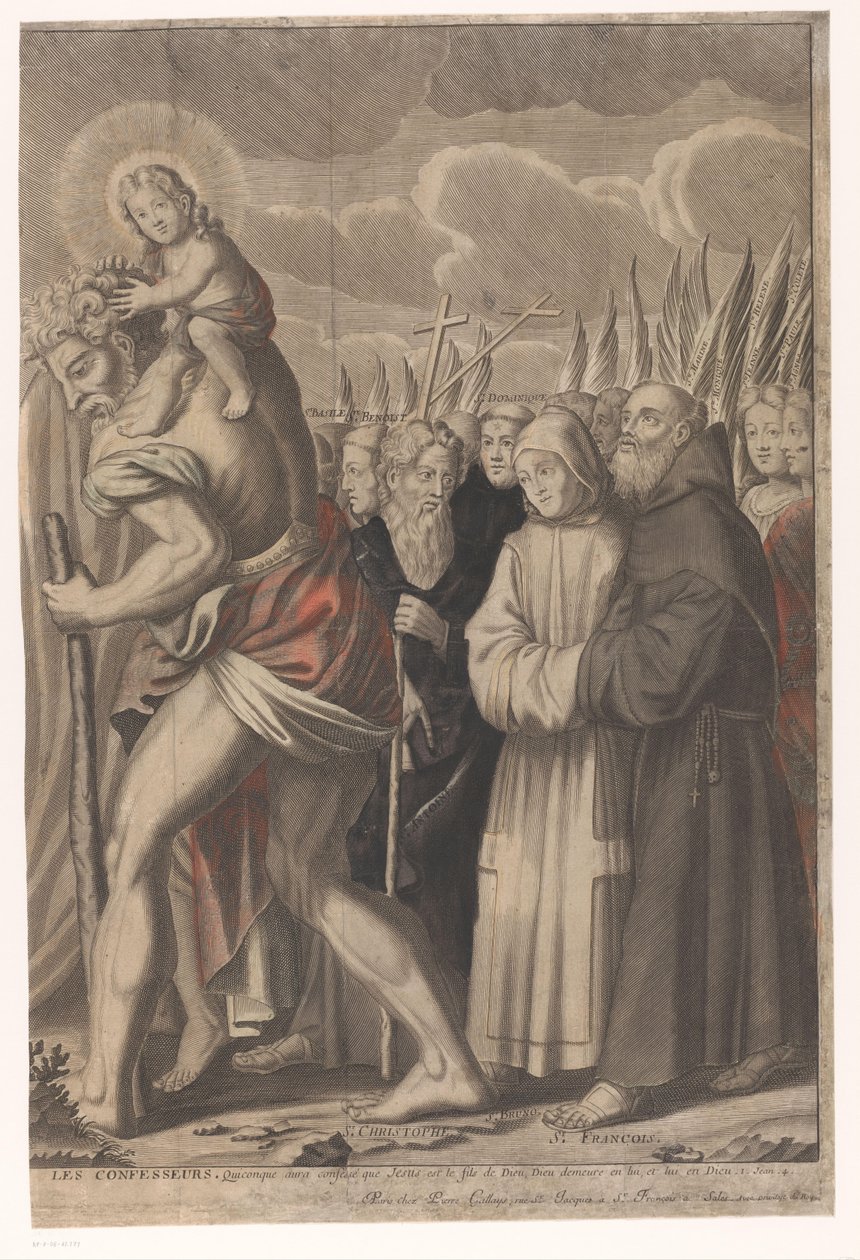 旧約聖書と新約聖書の人物が描かれたキリストの凱旋行列 Le triomphe de Jesus Christ (オブジェクトのタイトル) 作： ニコラス・デ・ラルメシン（I）